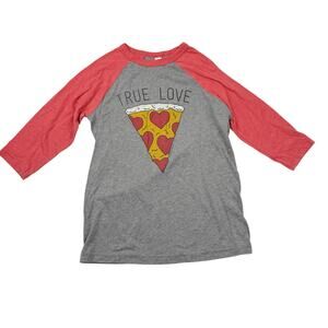 Rivet Apparel Pizza Love Raglan Tee